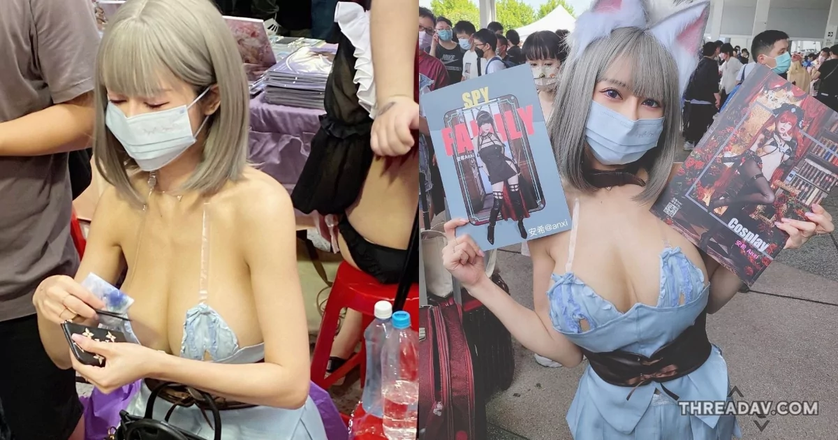 驚見動漫祭「巨乳Coser」火辣出場！背心快垮瞭