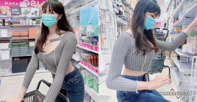 網友瘋傳！大創發現超級美女，白皙猛乳配小蠻腰引爆話題