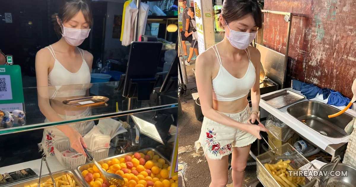 【必吃】地瓜球正妹老闆娘「小玉」炸薯條甜美誘人，每口都是幸福！
