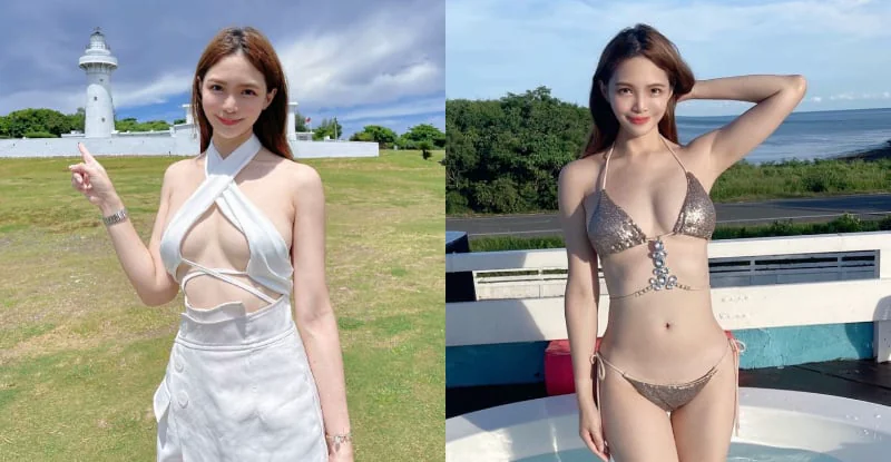 揭密鵝鑾鼻下「白嫩雪兒」的透亮美肌與超震撼「曬人字溝」秘密 - 網路美女大公開