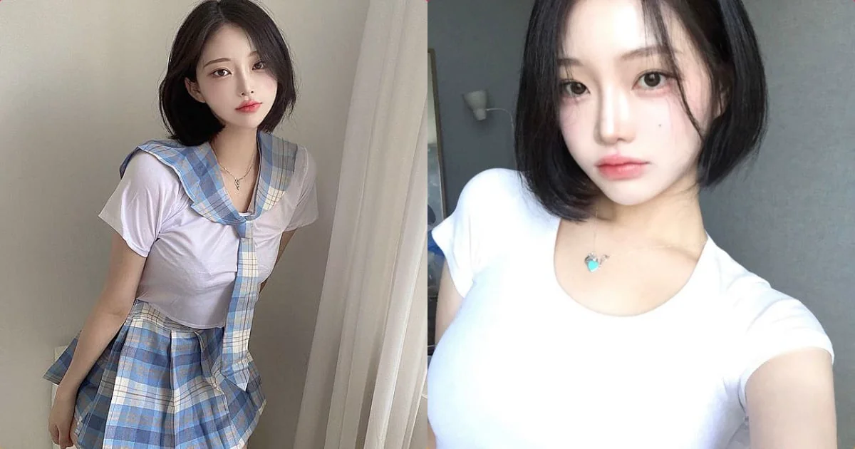 制服短髮妹「脾氣壞壞曲線好辣」，「飽滿線條」太吸睛了！ - 網路美女，完美展現時尚魅力