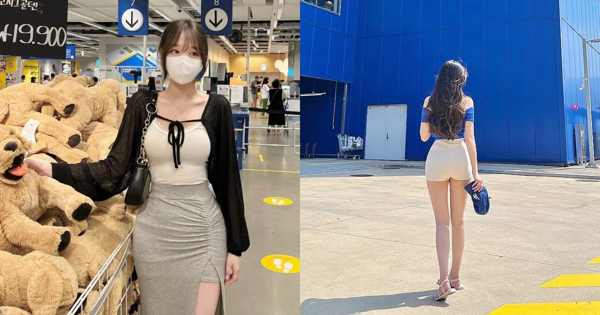 IKEA正妹驚豔現身！「修長美腿」與「完美比例」讓顧客心動不已