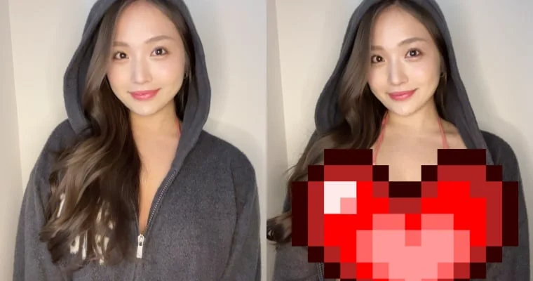 水咲優美「拉拉鍊前後對比」驚人變化！H 級身材差異大到不敢相信