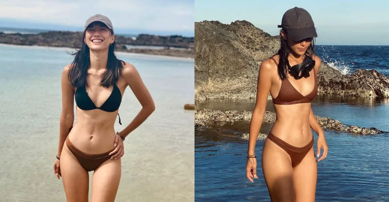 「綠島陽光妹」曬麥色美體，性感緊緻腰線＆深刻腹肌！網友瘋傳