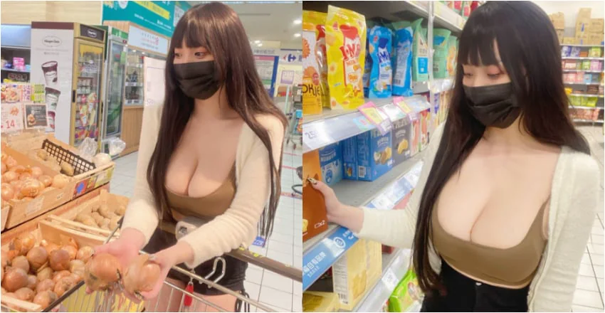 網紅桌球教練「糖糖」爆乳購物驚喜，巨大洋蔥讓人差點誤會！