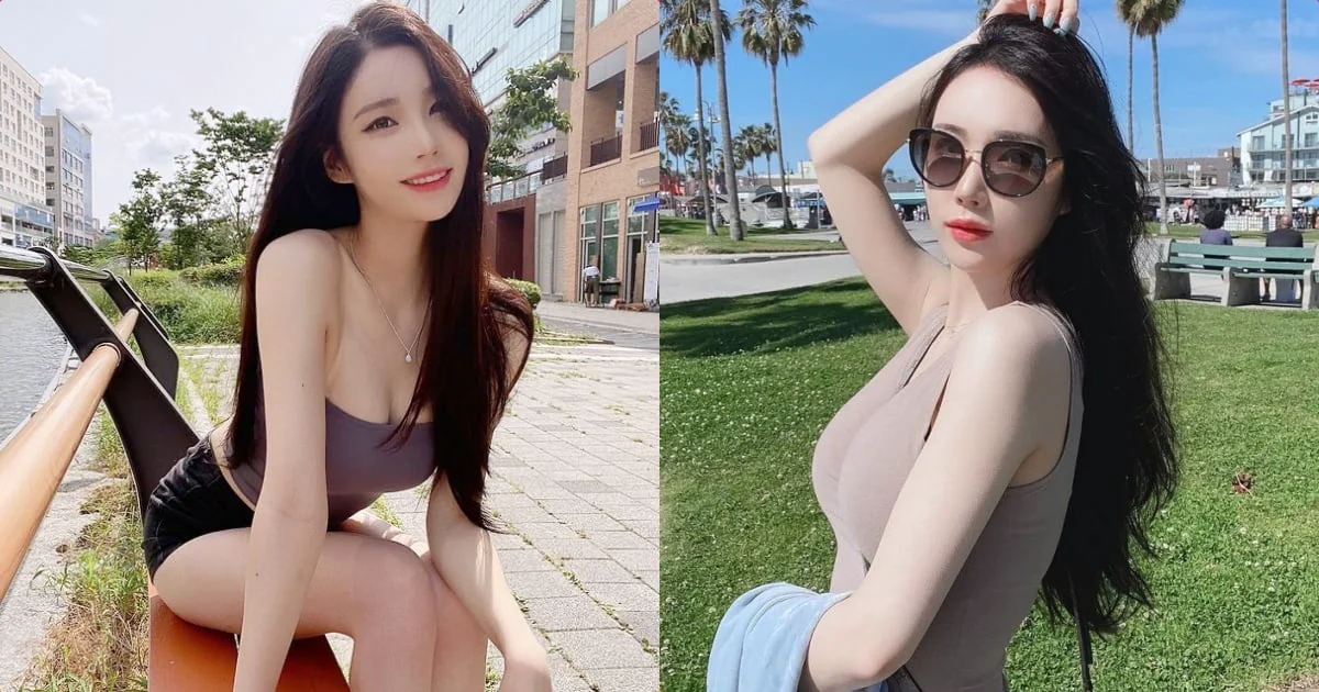 河濱步道上的熱褲美女：超誘惑S曲線引網友瘋狂點贊！