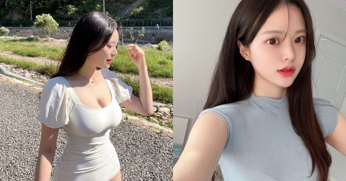 網路美女爆紅！萌萌女大生緊身裝展現凹凸曲線，路人目不轉睛