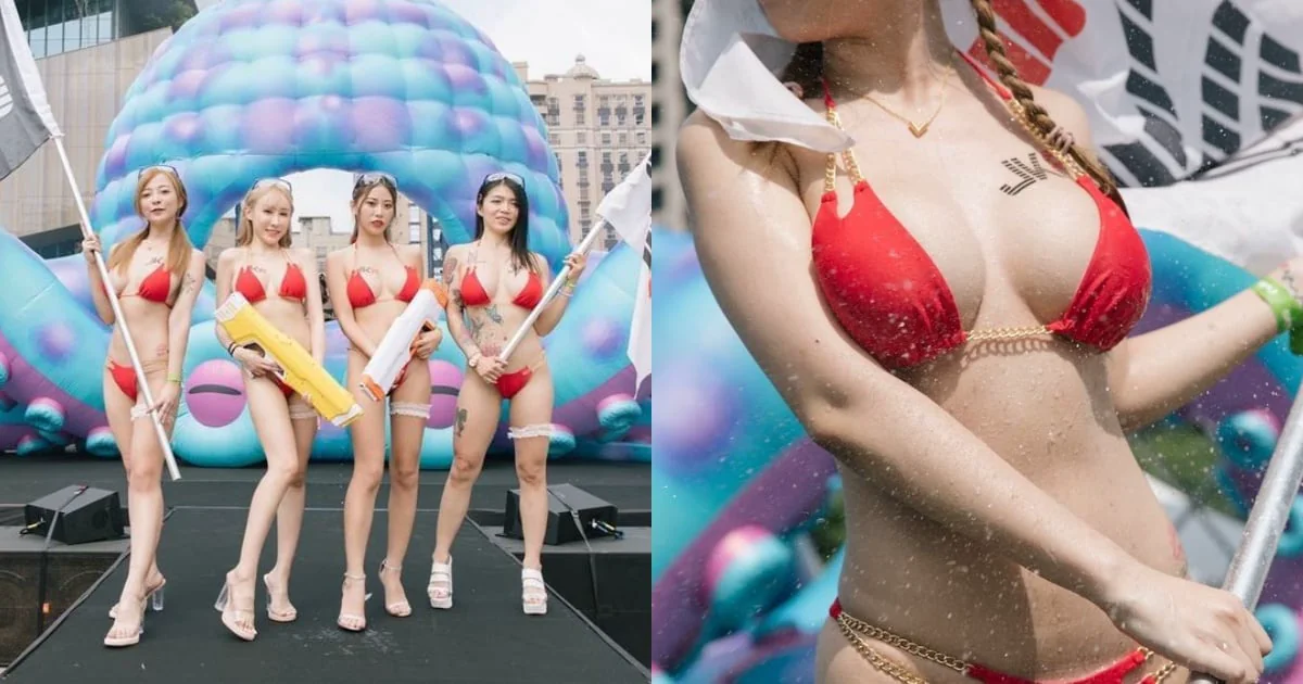 火辣「嵐芯語」濕身餵奶酒！巨乳翹臀H罩杯誘惑，讓你忍不住醉倒在她身上