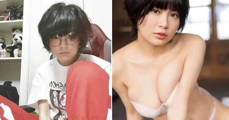 「隱乳系」女生真香？這些日本正妹「脫與不脫差很大」狂吸網友追蹤 - 網路美女
