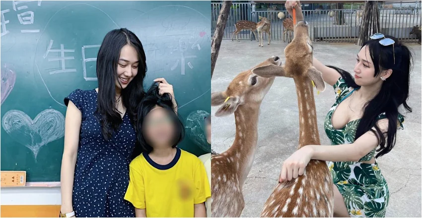 甜美老師火辣身材「深藏不露」　換上泳衣才知道軟實力有多強！ - 網路美女