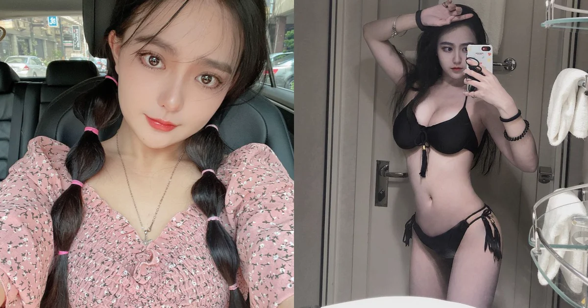 甜美洋娃娃「晴晴」五官精緻如混血！嬌小150cm卻有「美乳纖腰」超犯規～ - 網路美女
