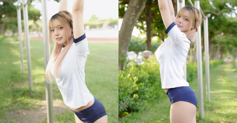 「性感少女」美體掛在單槓上，「蜜汁臀腿」秒勾司機撿回家 - 網路美女