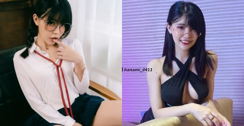 甜美巨乳妹「苡琍 Hana」化身壞學生　眼鏡造型充滿色氣 - 網路美女