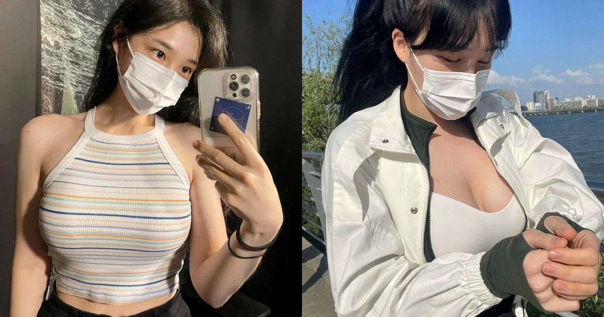 出門運動遇到「豐滿車頭燈正妹」，「誘惑乳量」想跟著一起跑步！ - 網路美女