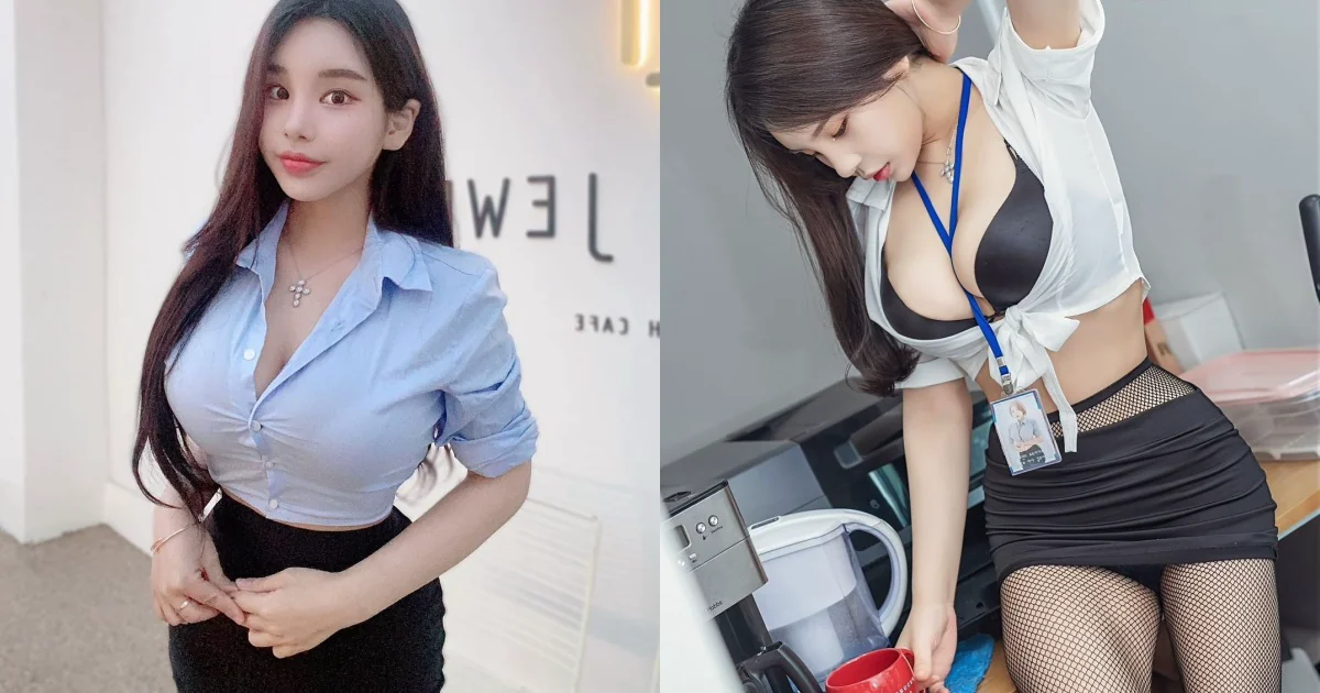 超性感「正妹OL」爆乳露腿上班！露出程度太誇張，同事都無法專心！ - 網路美女
