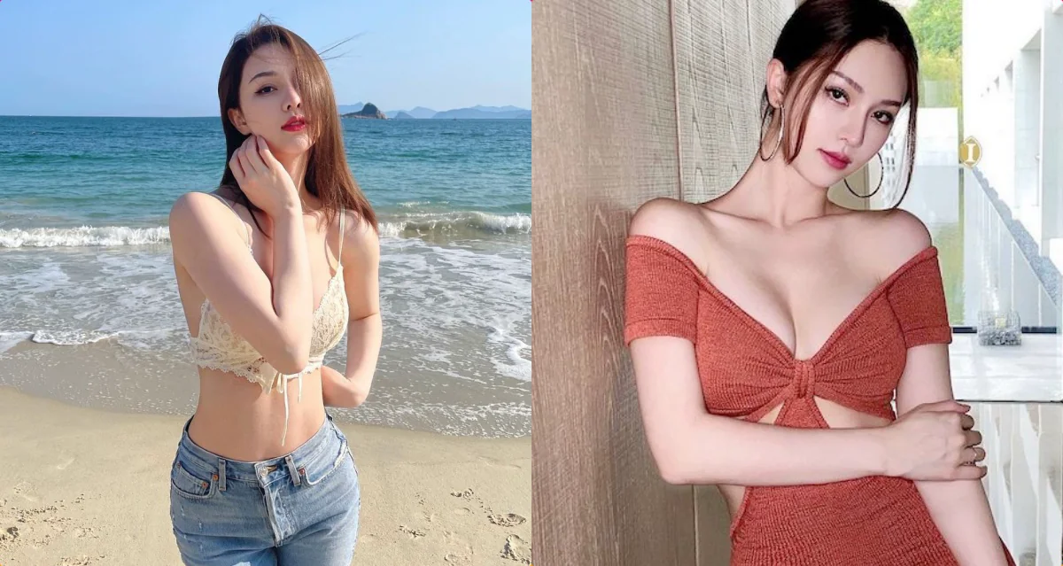 愛穿緊身衣的「超美乳姐姐」，海邊散步「極致S曲線」辣翻！ - 網路美女