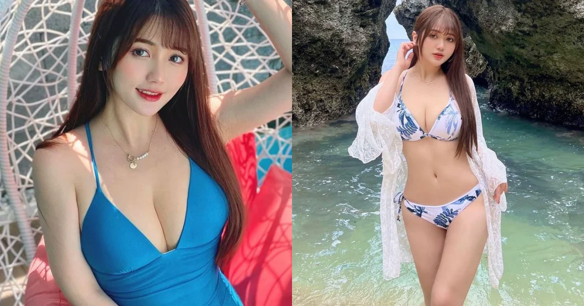 棉花糖美乳甜心「莫葵」小琉球度假！性感比基尼露「白嫩美體」好養眼 - 網路美女