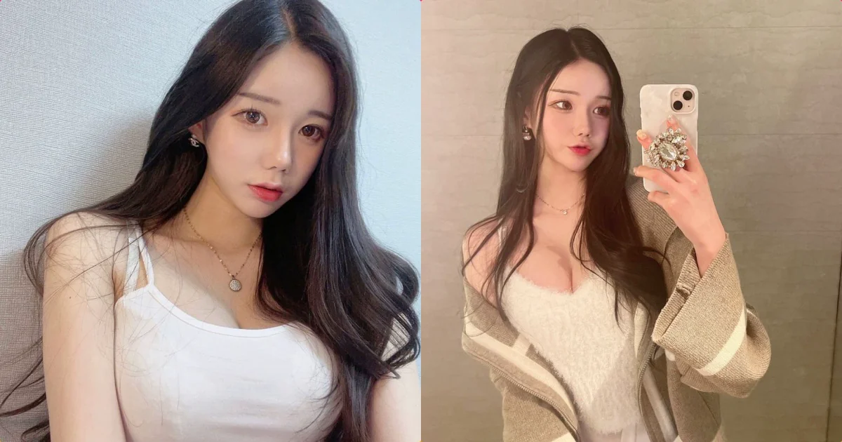 長髮萌妹「豐滿曲線好優質」，細肩帶裝「胸前份量好沈重」！ - 網路美女