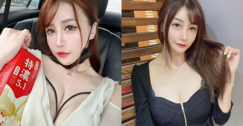 特濃！巨乳甜姐兒「Verna 李萱」擠壓雙峰和豆漿比誰香濃 - 網路美女