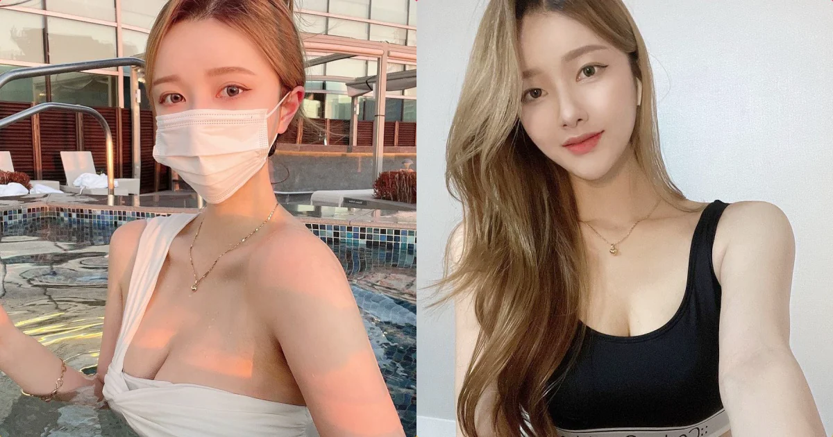 乳量好豐滿的「正妹老闆娘」，運動時的自拍深溝超辣！ - 網路美女