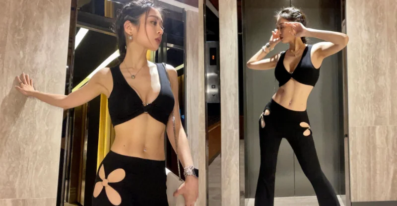 「性感Dancer」電梯口也當伸展台，「超強水蛇腰」讓人不敢走出去 - 網路美女