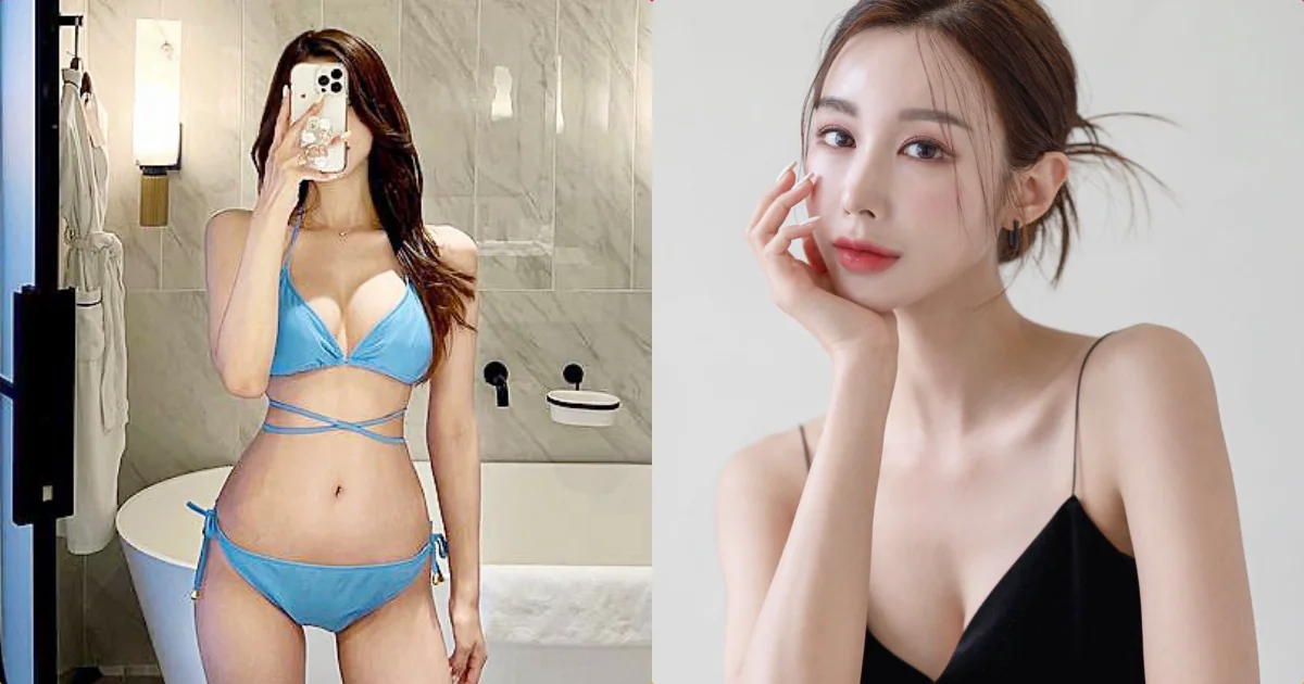 超適合穿水藍色的「火辣美乳妹」，浴室自拍「飽滿雙球」太養眼！ - 網路美女