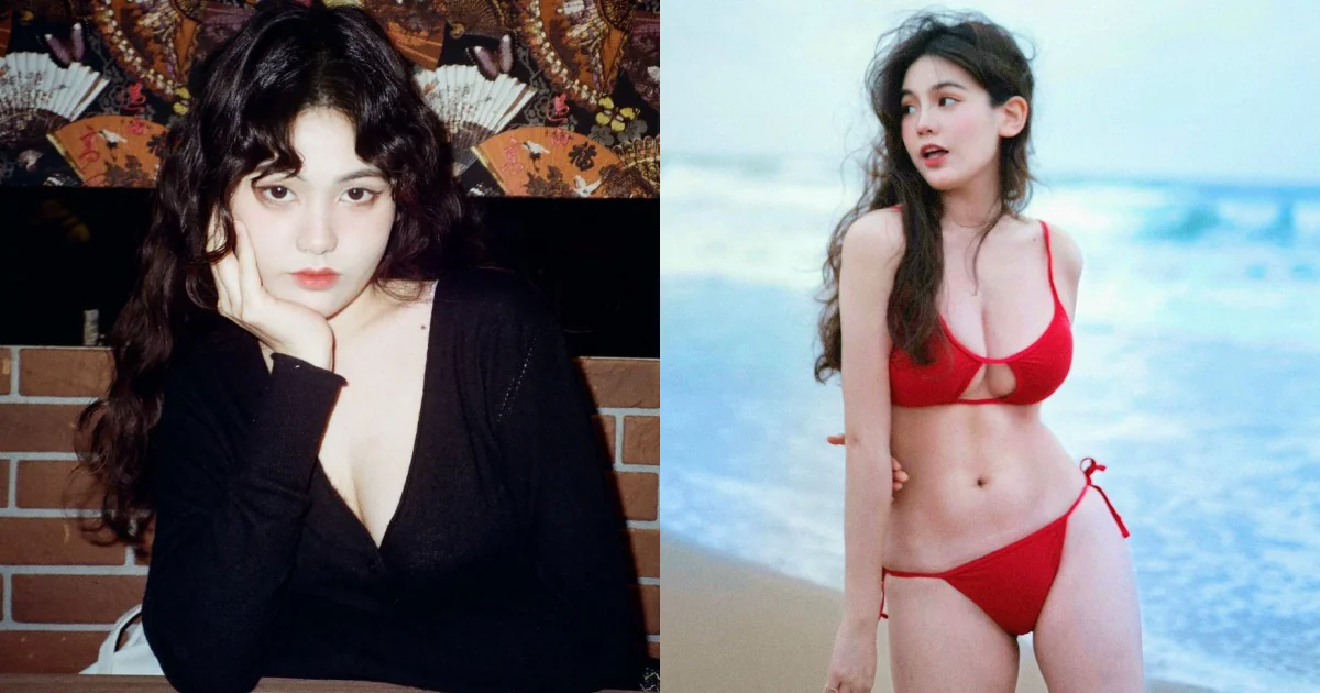 復古風情的「港風美女」好會藏！優雅明媚的外表下竟有「豐滿雪白」的美乳 - 網路美女