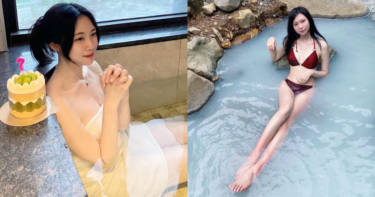 政大畢業「氣質正妹」野溪泡湯，比基尼秀白皙修長「逆天美腿」！ - 網路美女