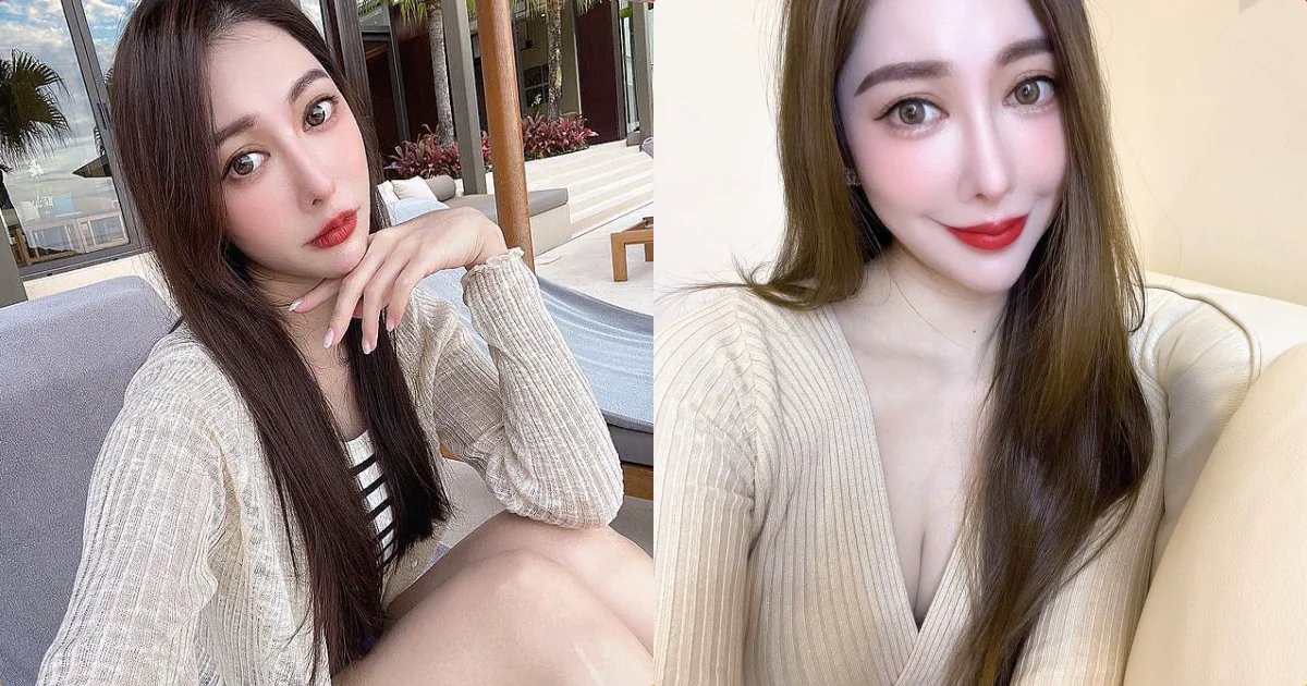 長腿正妹「Kimi」針織裝深溝好撩人，熱愛健身「曲線超優質」！ - 網路美女