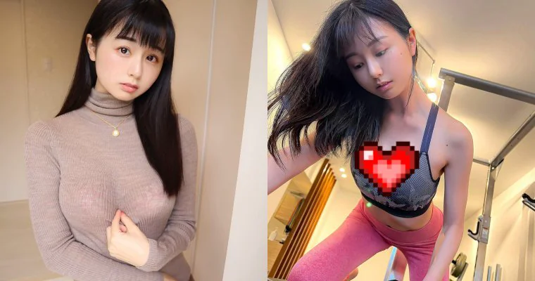 大眼櫻花妹「Kuriemi」清純臉蛋卻有著反差身材！健身照洩正、背面凹凸曲線 - 網路美女