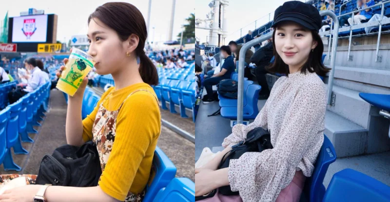 球場邊驚見「和服女王」，「空靈感甜笑」讓人戀愛　網讚：貓嘴超可愛 - 網路美女