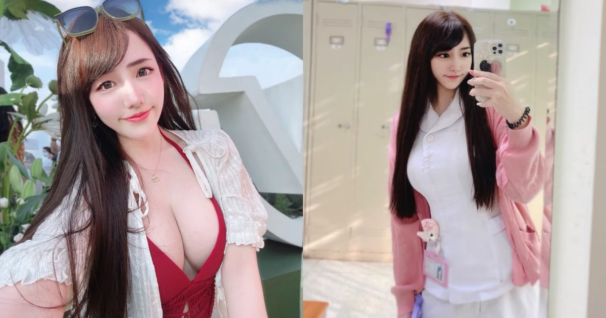 「甜美護理師」天使臉蛋魔鬼身材！制服下反差兇猛，「豐滿美乳」讓人打針都不痛了 - 網路美女