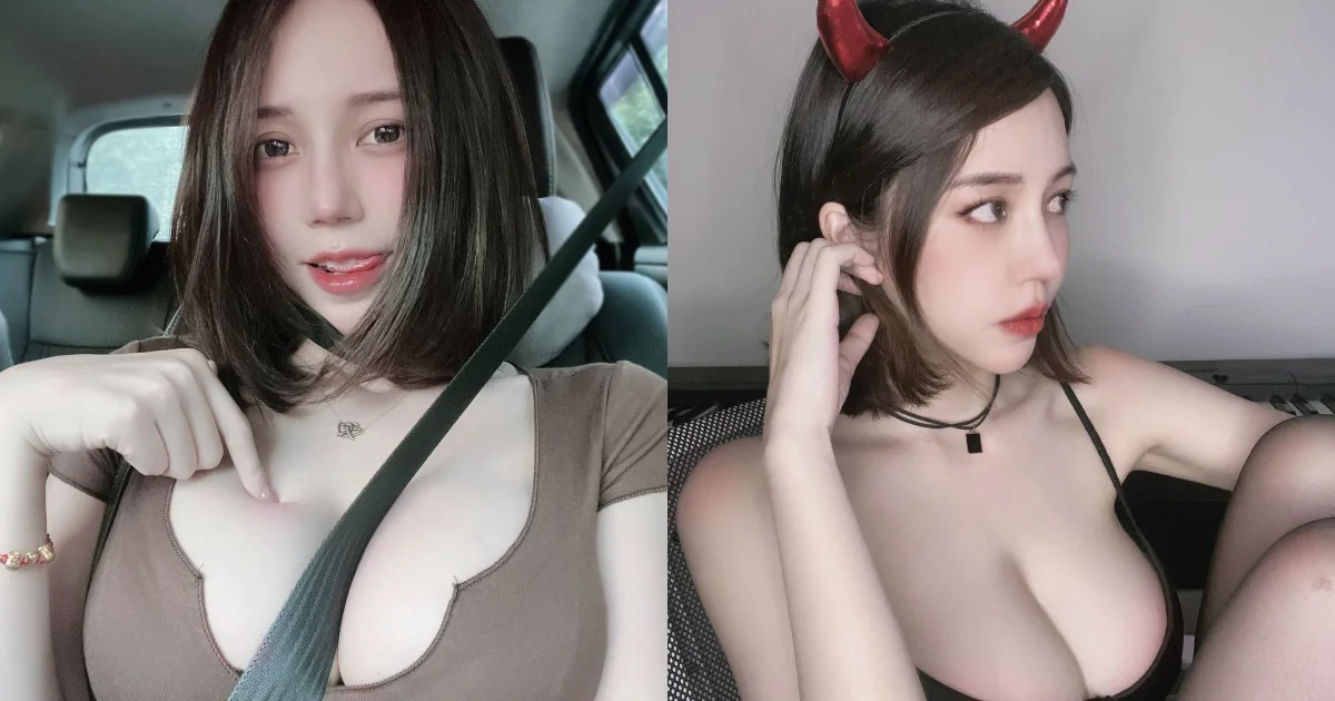 車技一流女主播！「白嫩巨乳」緊夾安全帶，調皮吐舌：這樣夠安全嗎 - 網路美女