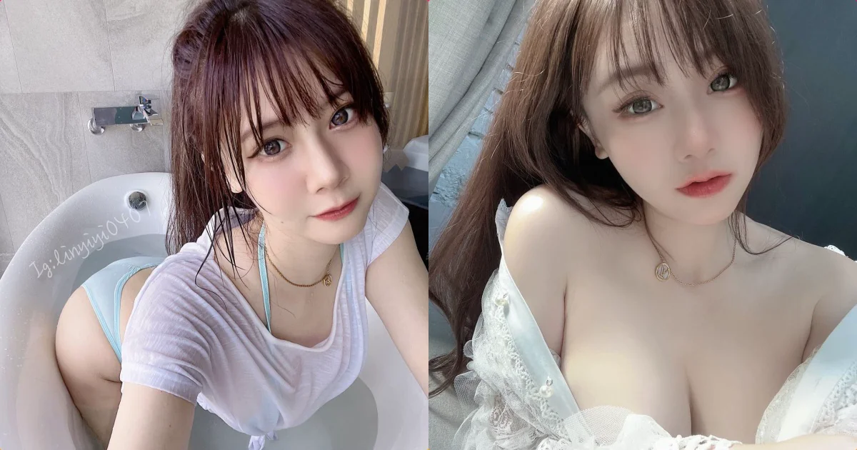 正妹「小林兒」白色薄紗美乳超吸睛，「胸前白嫩畫面」讓人著迷！ - 網路美女