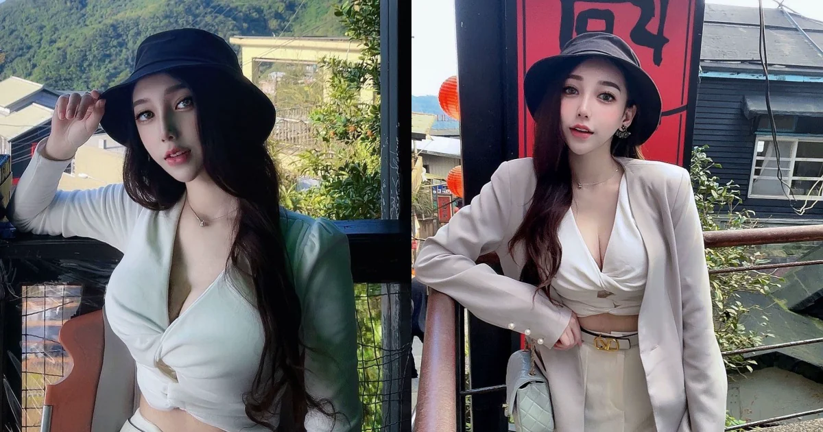 九份茶樓出現「美乳正妹」Miko米可！「事業線小蠻腰」讓人無暇看風景！ - 網路美女