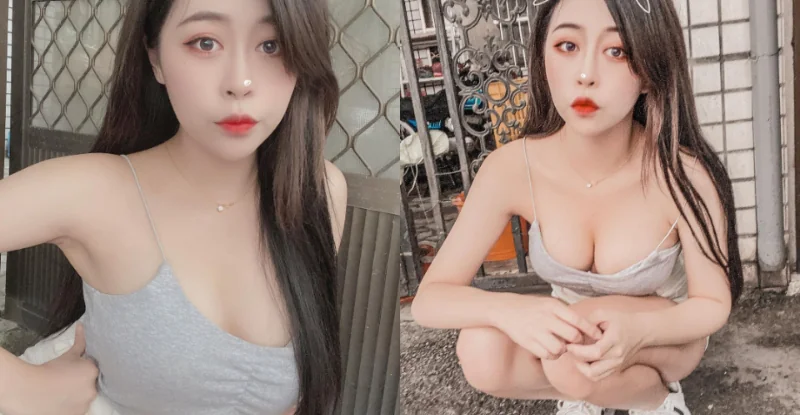 寵物保姆「奈奈」以乳示愛心，「猖狂D奶」連肩帶都快Hold不住 - 網路美女