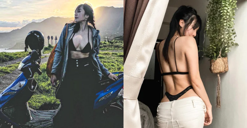 健身少女環島暗藏「銷魂腹肌」，沿途停靠不忘開路借賞「兇猛乳量」 - 網路美女