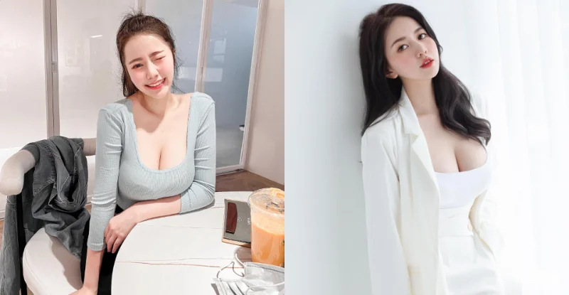 「性感女同事」開會放大招，「壯美大乳」還藏鮮嫩美背 - 網路美女