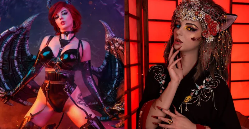 正妹Coser異色瞳邪惡勾引　黑化後的「美艷魔女」造型一出擄獲網友身心 - 網路美女