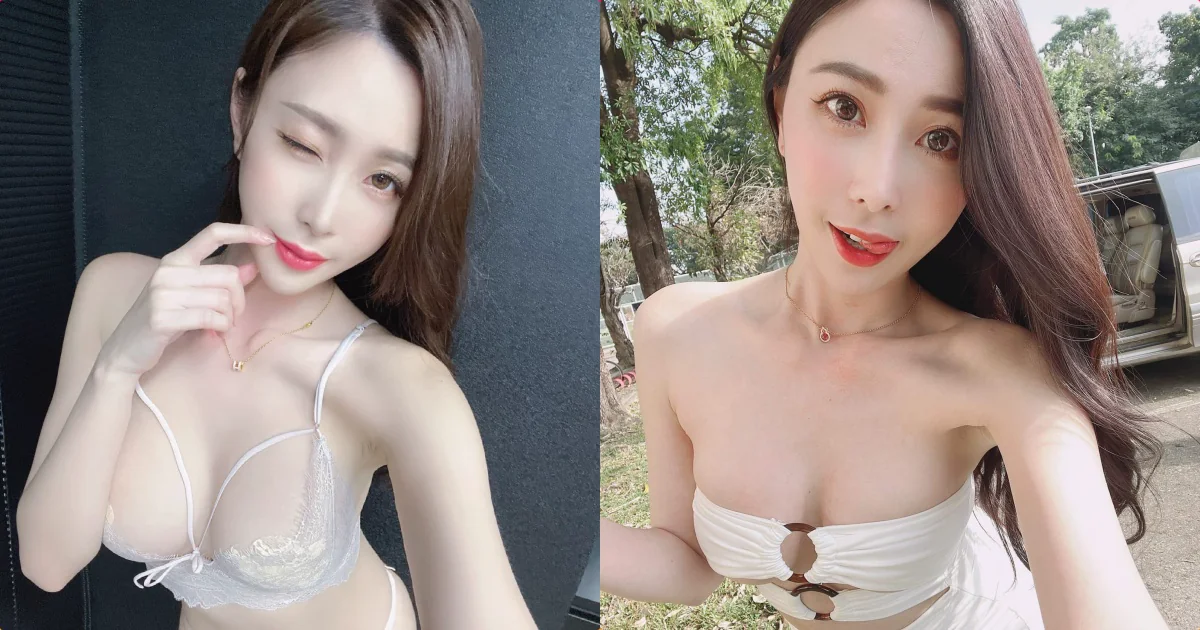 正妹「黃艾比」火辣眨眼自拍，「白嫩美乳」形狀超飽滿！ - 網路美女