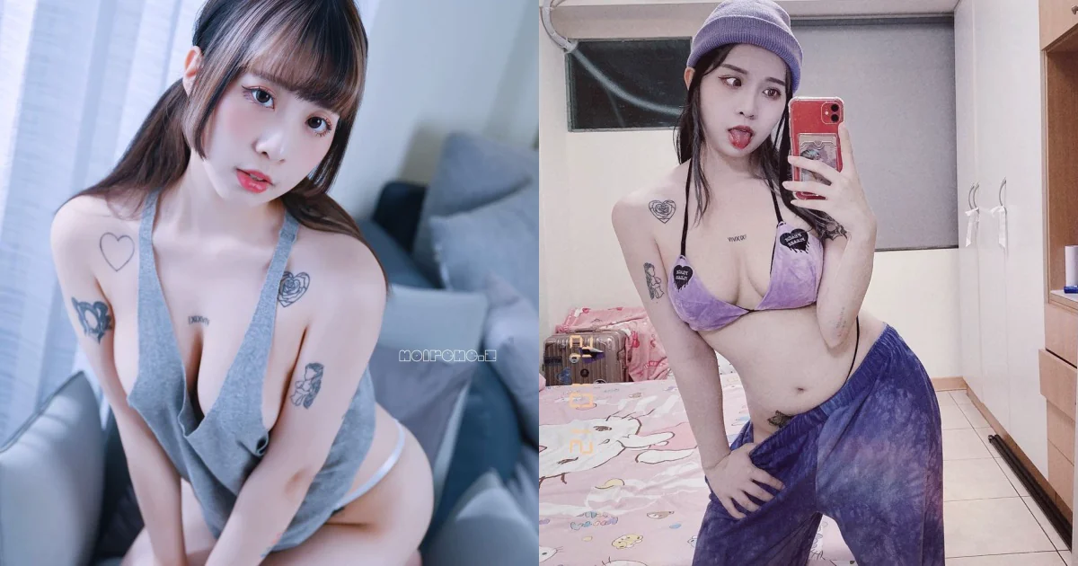 日系暗黑萌妹子「桃桃」性感又可愛！大膽秀「渾圓美乳＋白嫩蜜桃」！ - 網路美女