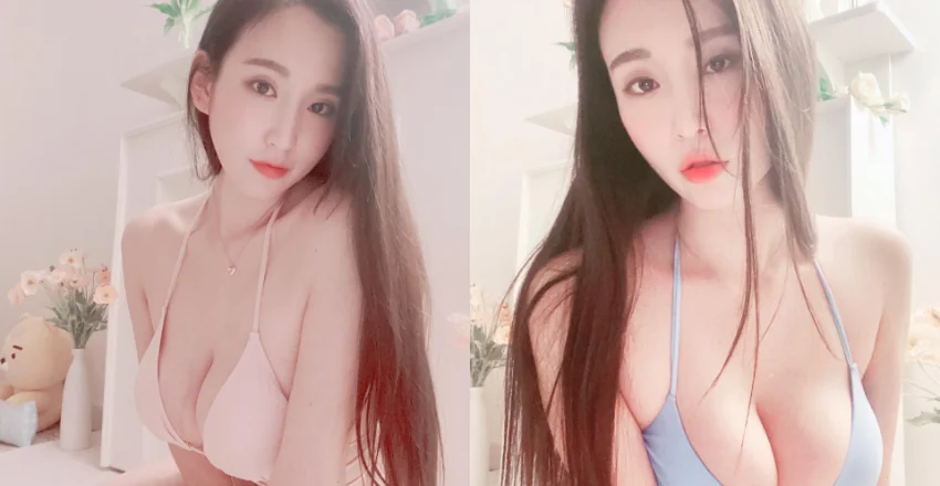 動圖太猛！白嫩巨乳小姐姐跑起來　胸前立刻掀起「波濤洶湧」！ - 網路美女
