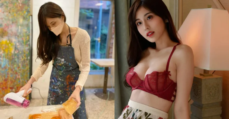 「超正美術老師」私下超性感，秒掏「鮮嫩美乳」 網友問：最後的晚餐可以交流嗎 - 網路美女