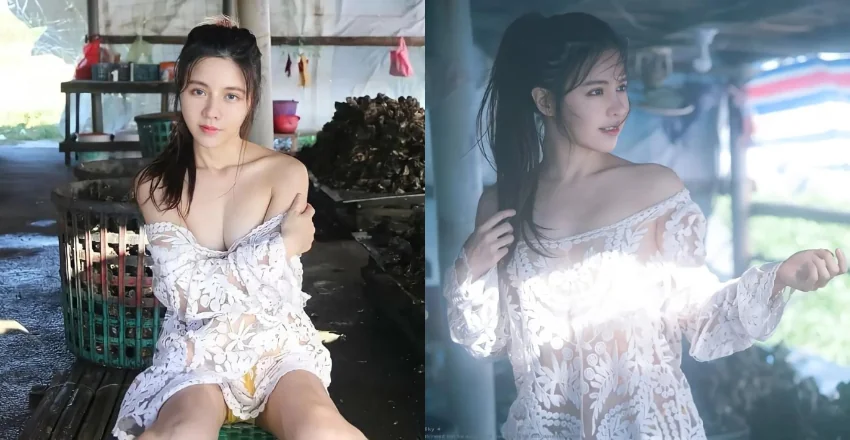 最辣青蚵嫂！蚵寮驚見火辣正妹「Kiki Lin」　透視薄紗好性感！ - 網路美女