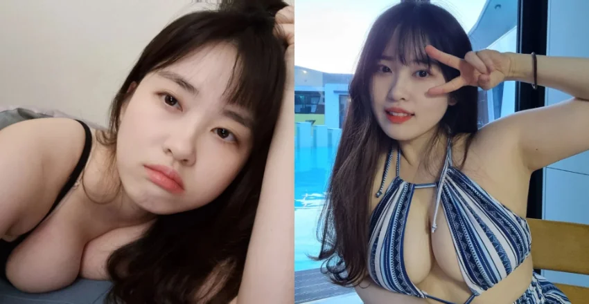 白嫩「微肉正妹」乳量太豐滿　大到趴在床上也壓不扁！ - 網路美女