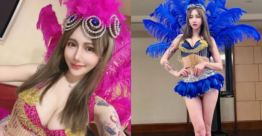 火辣森巴舞女郎「FISH葉魚魚」秀性感蜜腿　曼妙身材好撩慾 - 網路美女