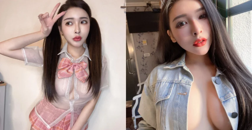 火辣小妖精「姍姍33」透明高中制服讓巨乳線條若隱若現！ - 網路美女