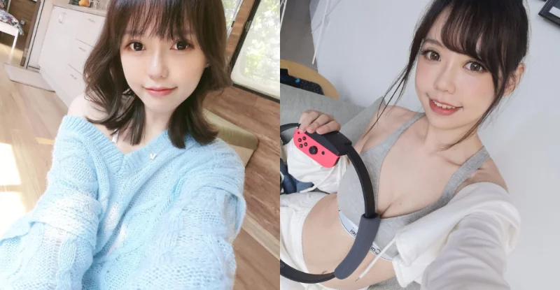 清純鄰家系正妹自曝運動全靠健身環　「露乳溝秀纖腰」好身材藏不住！ - 網路美女