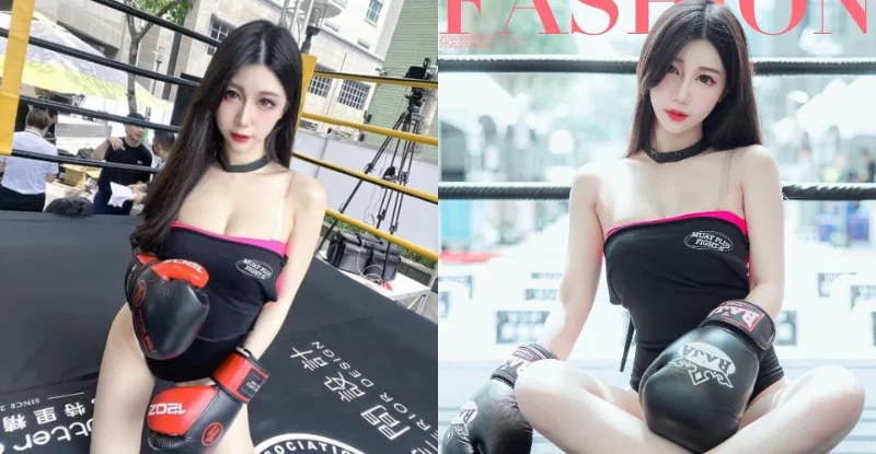 大眼正妹「米優Miyo」擂台不放水，「兇猛乳彈」讓對手甘拜美體下 - 網路美女