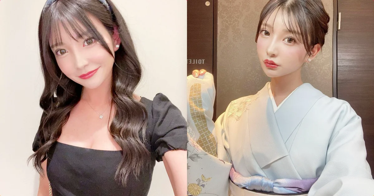 迷人櫻花妹「和服照電力超強」，「誘惑雙唇」好挑逗呀！ - 網路美女